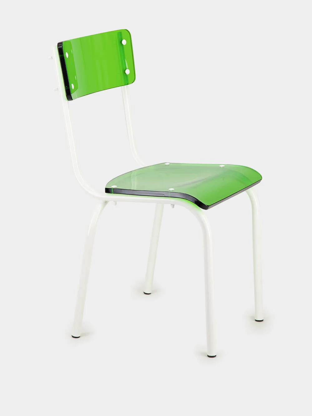 Green Pop Acrylic Glass Chair - Image 5
