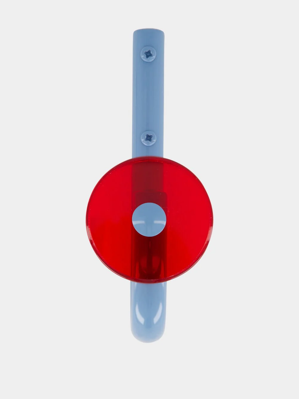 Light Blue and Red Acrylic Coat Hook