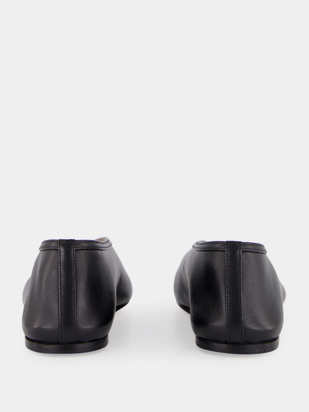 Black Luna Leather Slipper - Image 5