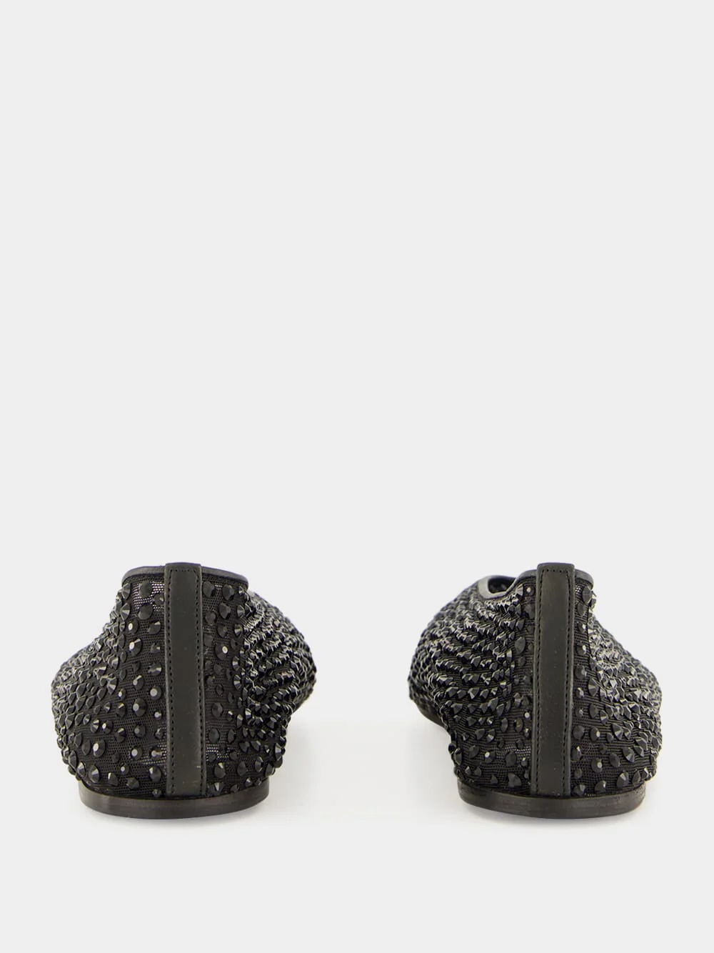 Luna Slippers with Crystals in Black - Image 5