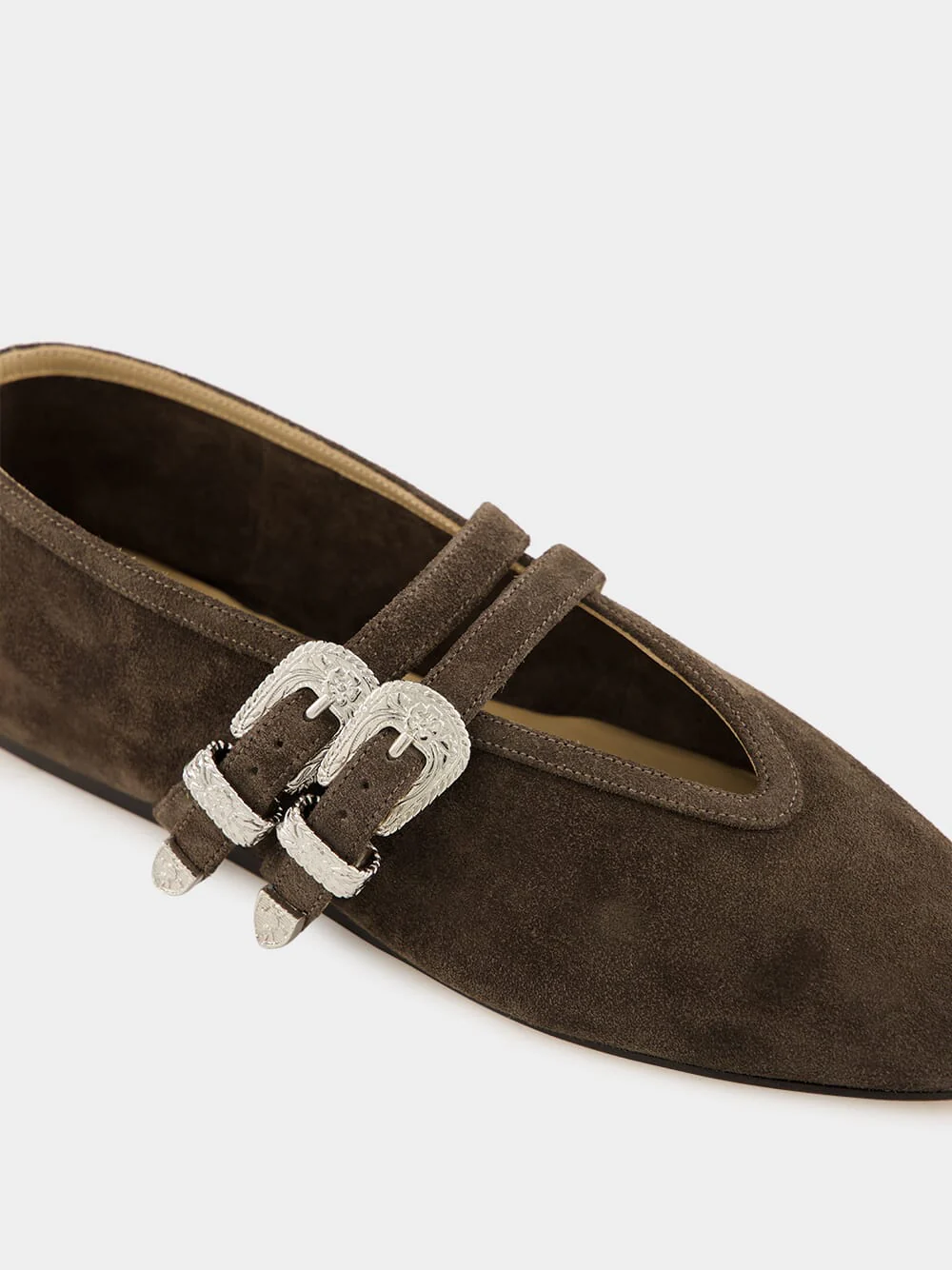 Pepe Suede Ballet Claudia Slipper - Image 6