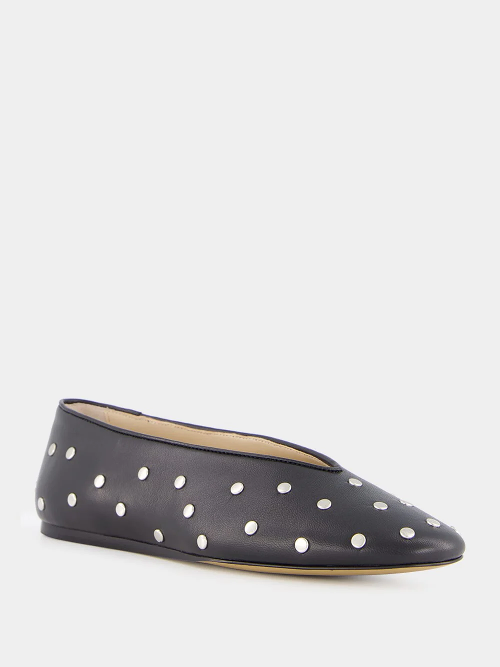 Black Studded Regency Slipper - Image 2