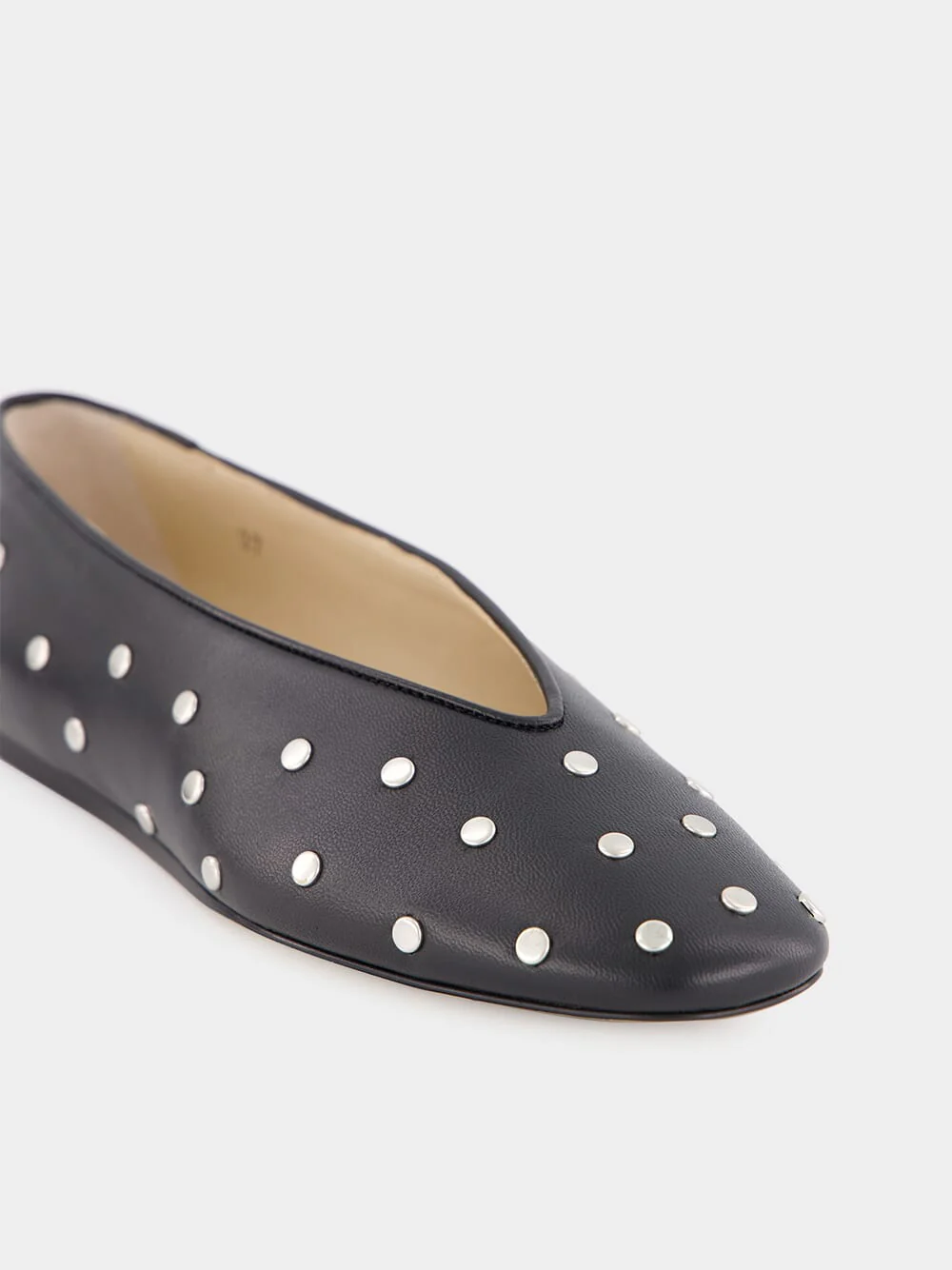 Black Studded Regency Slipper - Image 6
