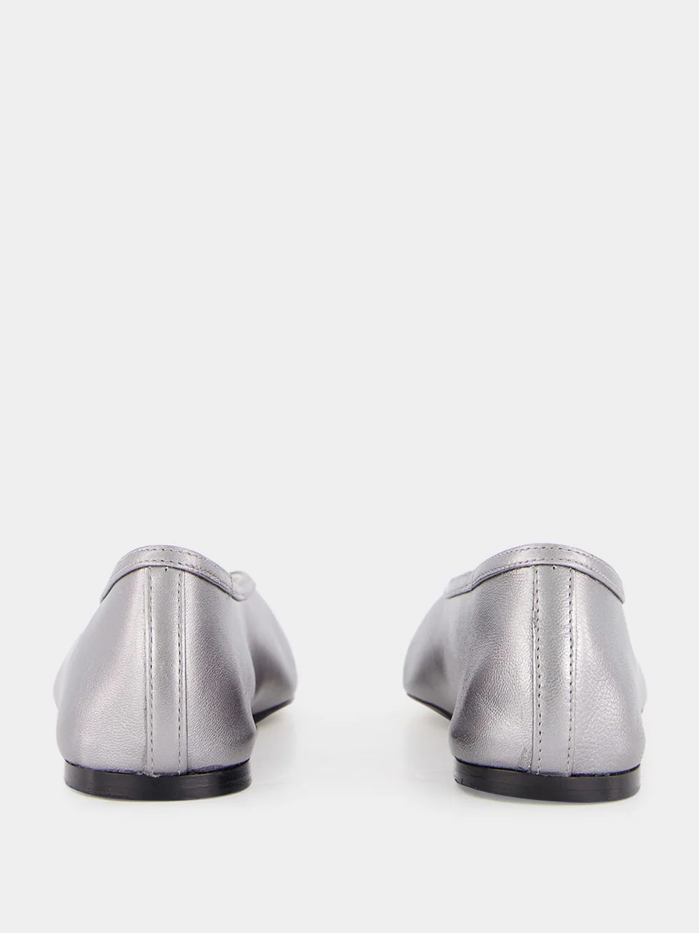 Silver Leather Luna Slipper - Image 5