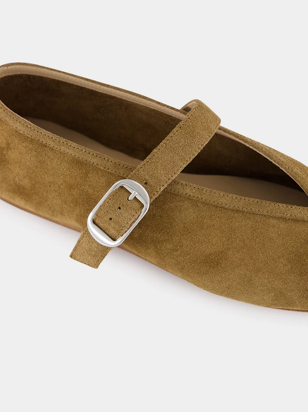 Taupe Stella Suede Slipper - Image 7