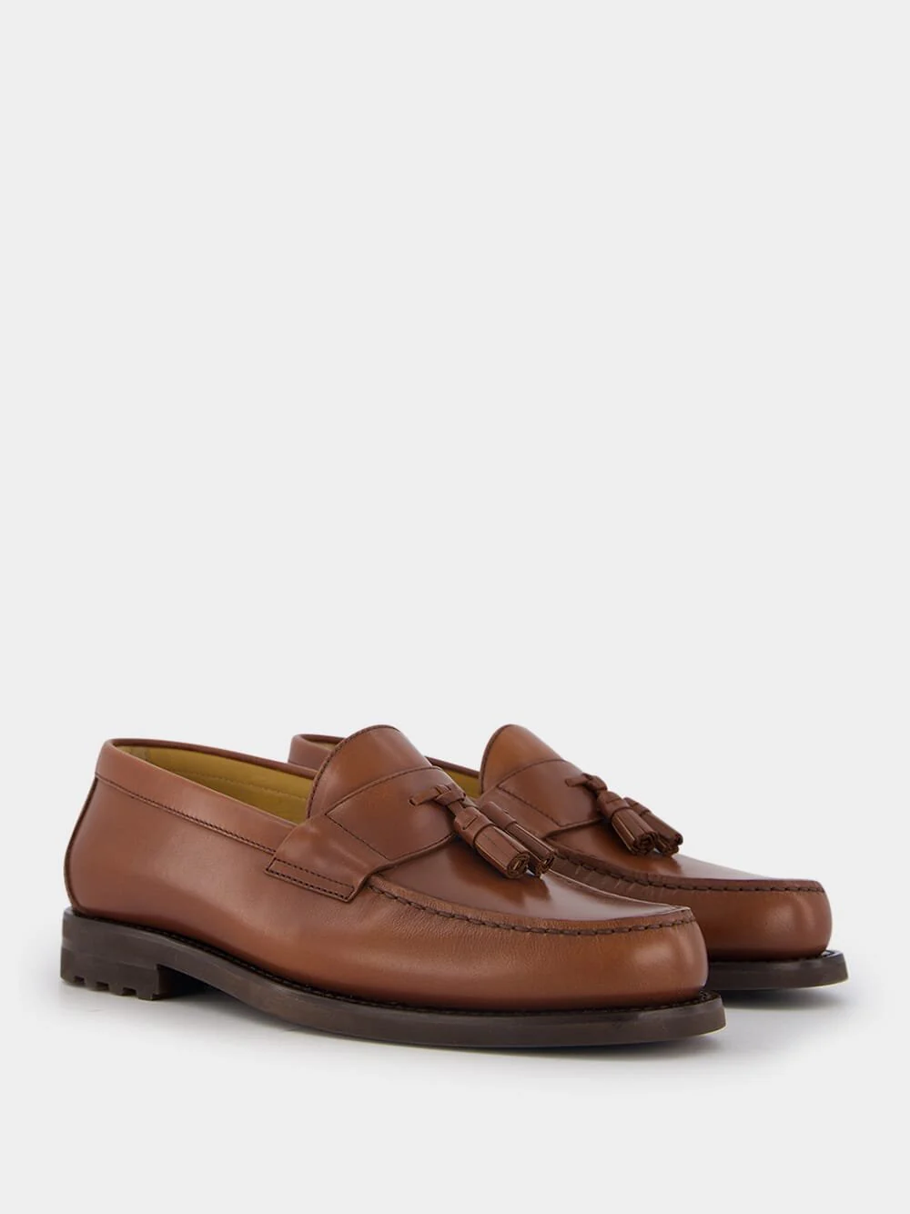 Leather Loafers with Tassels - Image 2