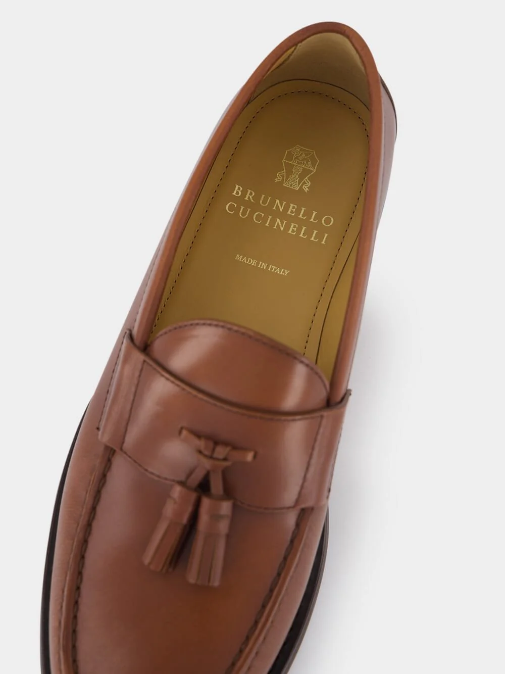 Leather Loafers with Tassels - Image 6