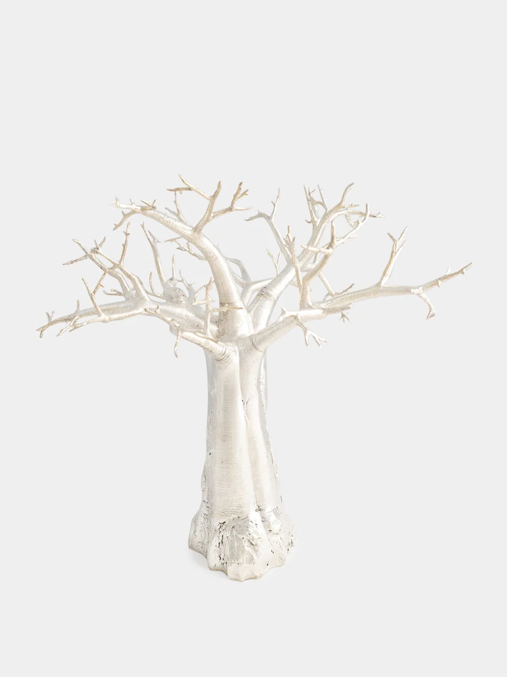 Chiseled Silver Baobab Tree