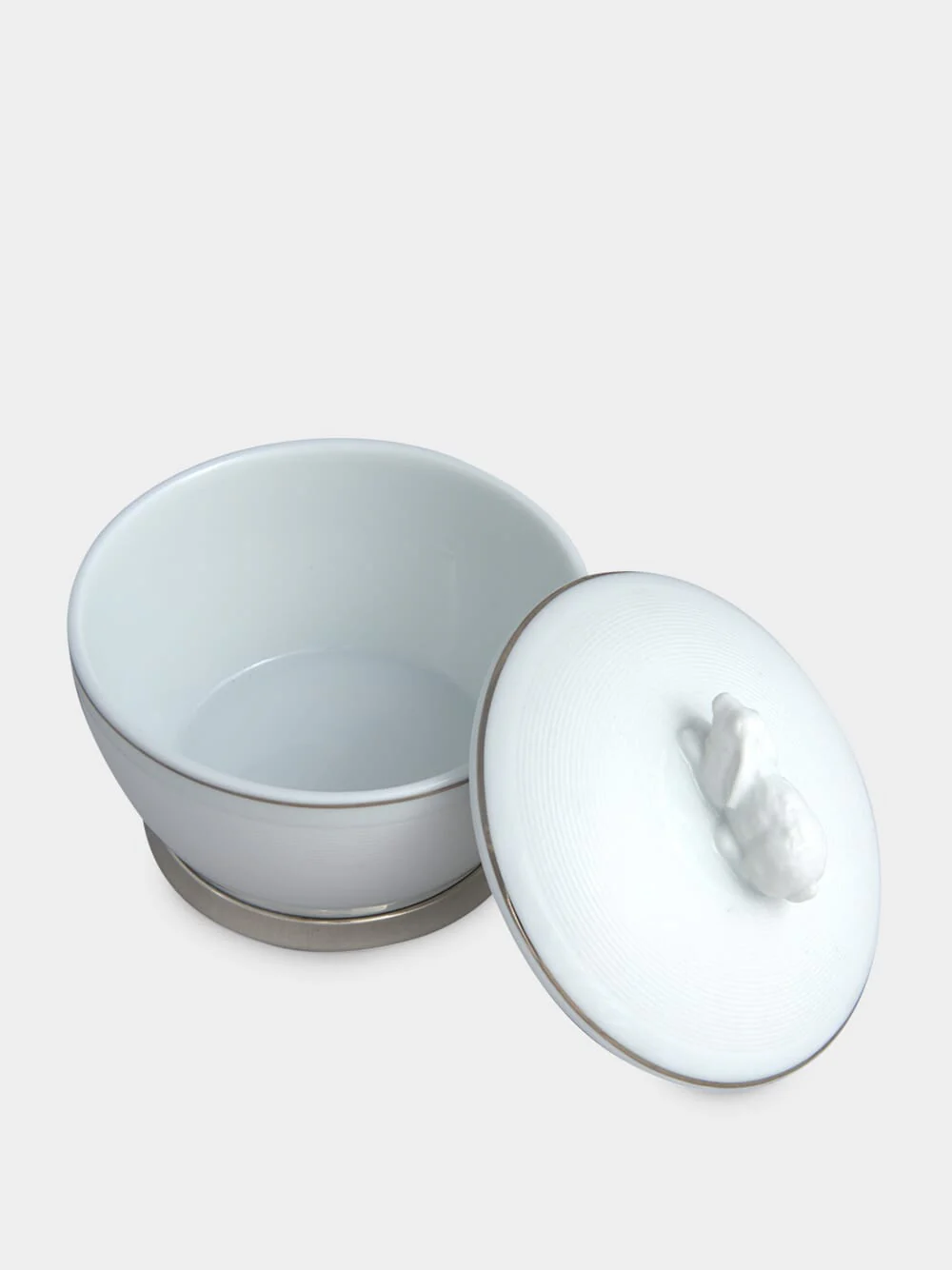 Silver Small Hare Lid Box - Image 2
