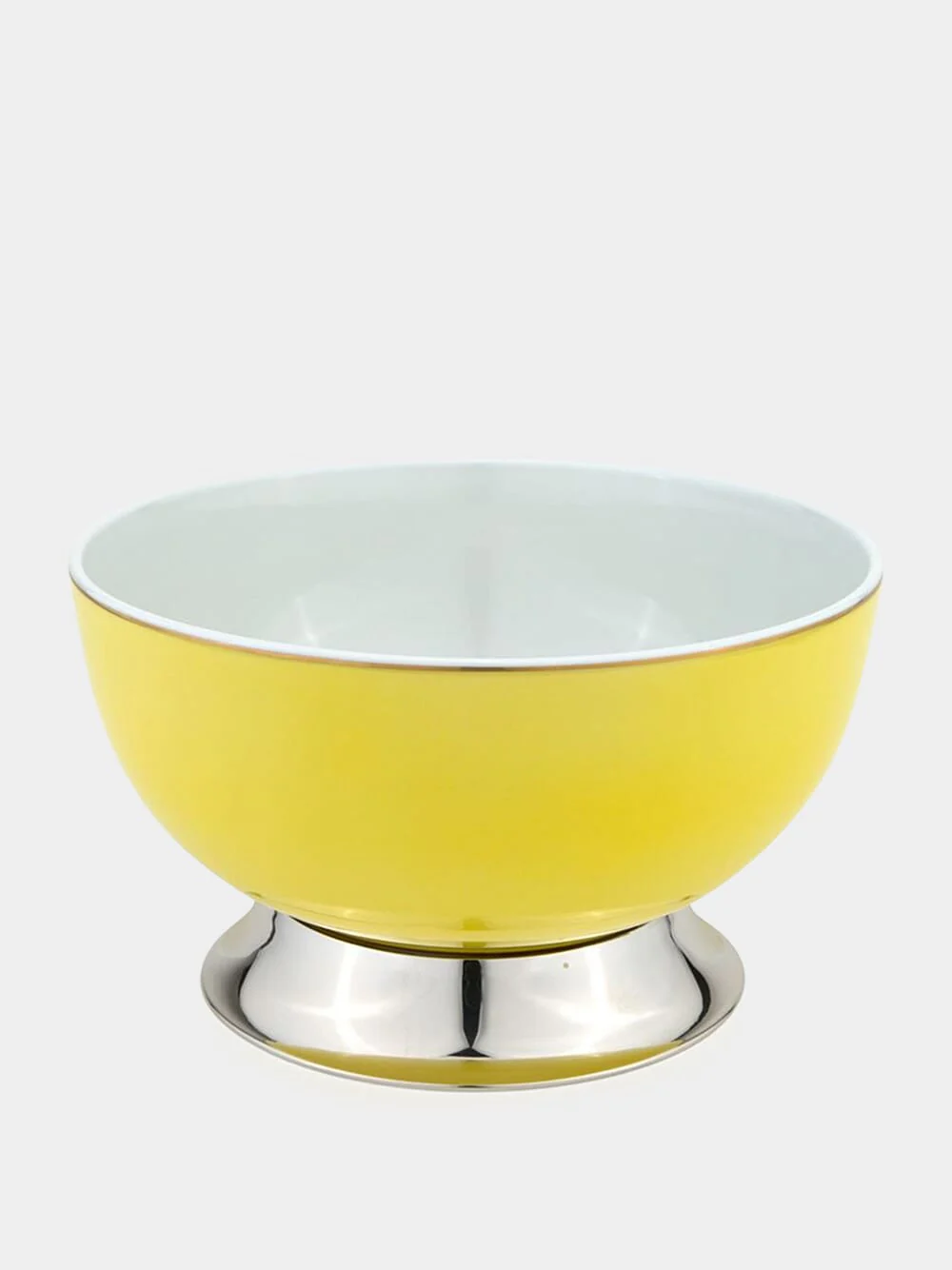 Large Yellow Porcelain Bowl