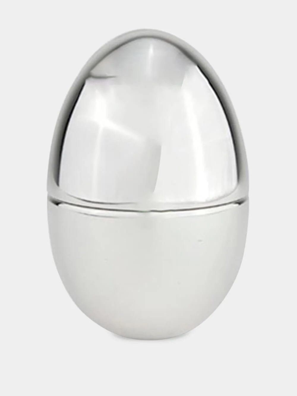 Large Smooth Silver Egg