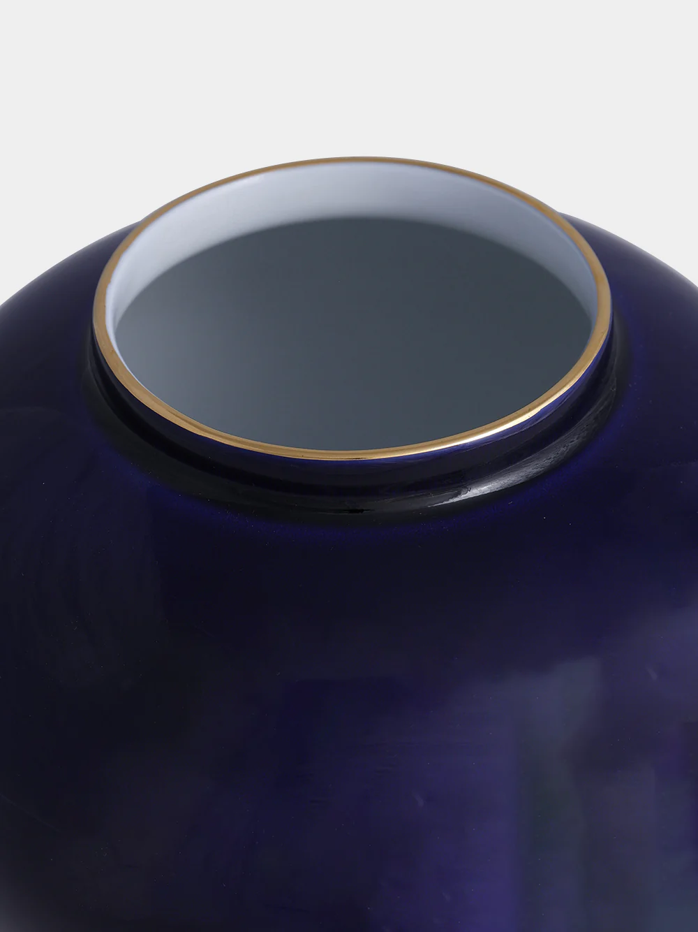 Cobalt Blue Large Porcelain Jar - Image 3