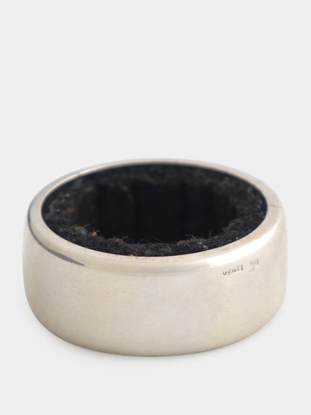 Silver Drop Stop Wine Ring