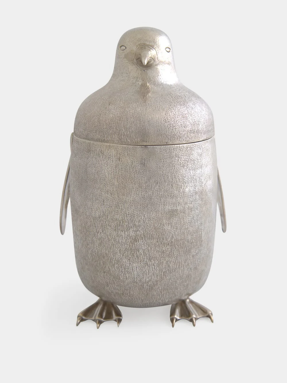 Silver Penguin Ice Bucket