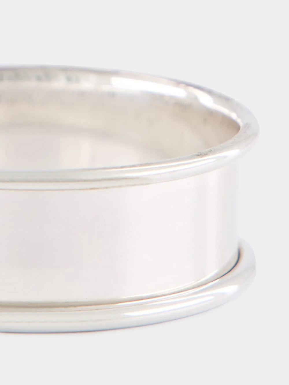 Silver Round Napkin Ring - Image 4