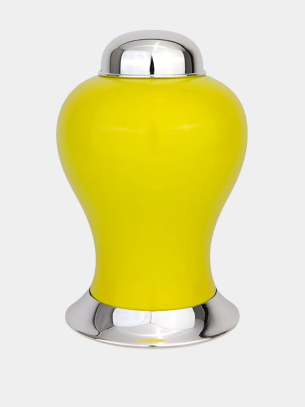 Small Yellow Porcelain Pot