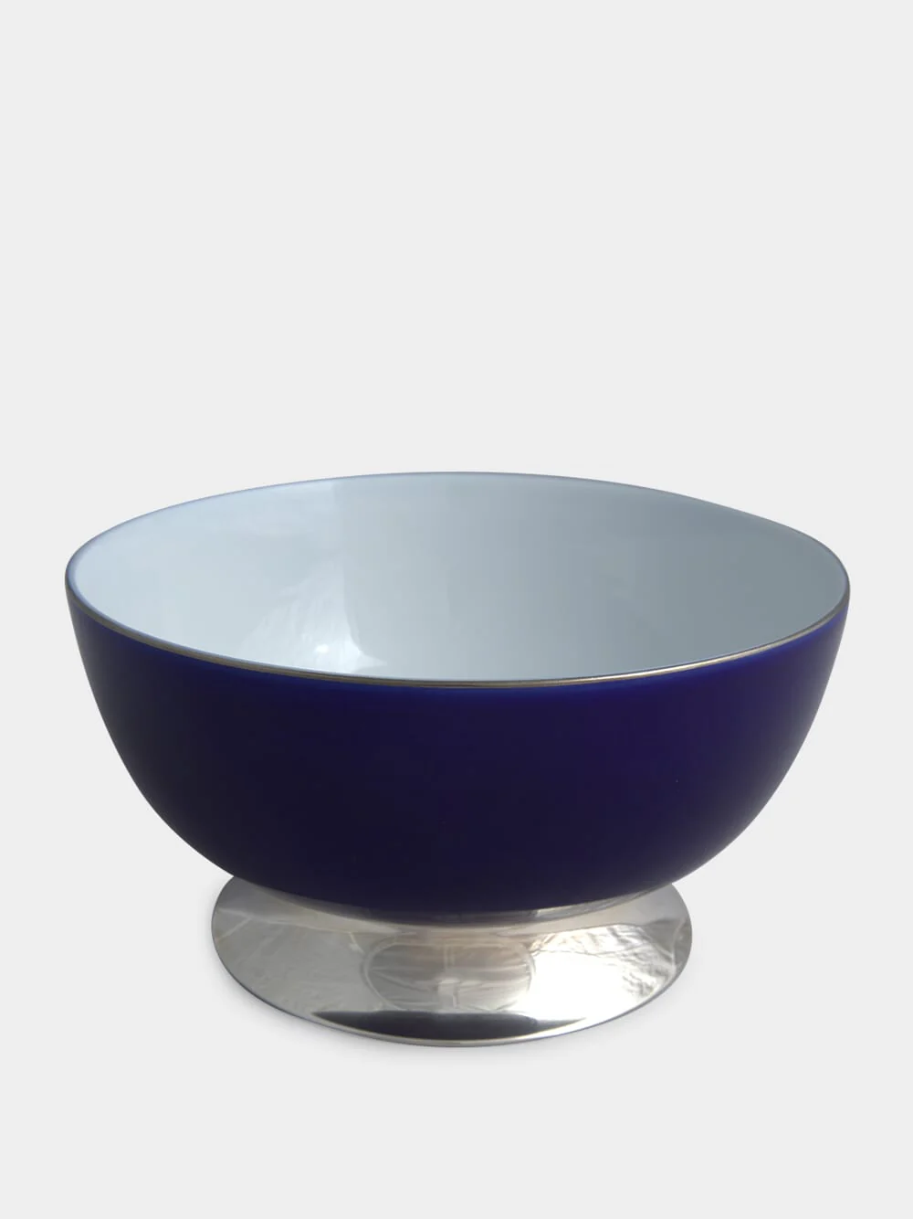 Silver Large Cobalt Blue Bowl - Image 2
