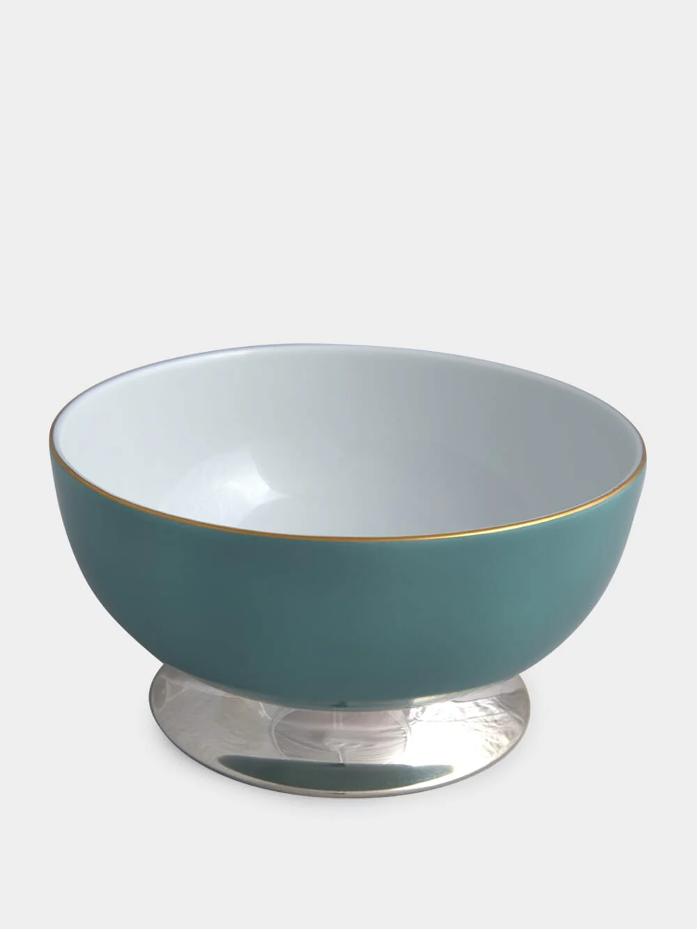 Silver Medium Malibu Green Bowl