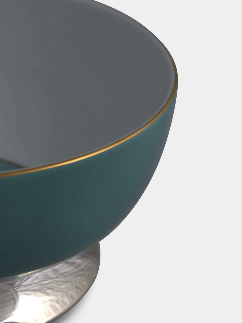 Silver Medium Malibu Green Bowl - Image 3
