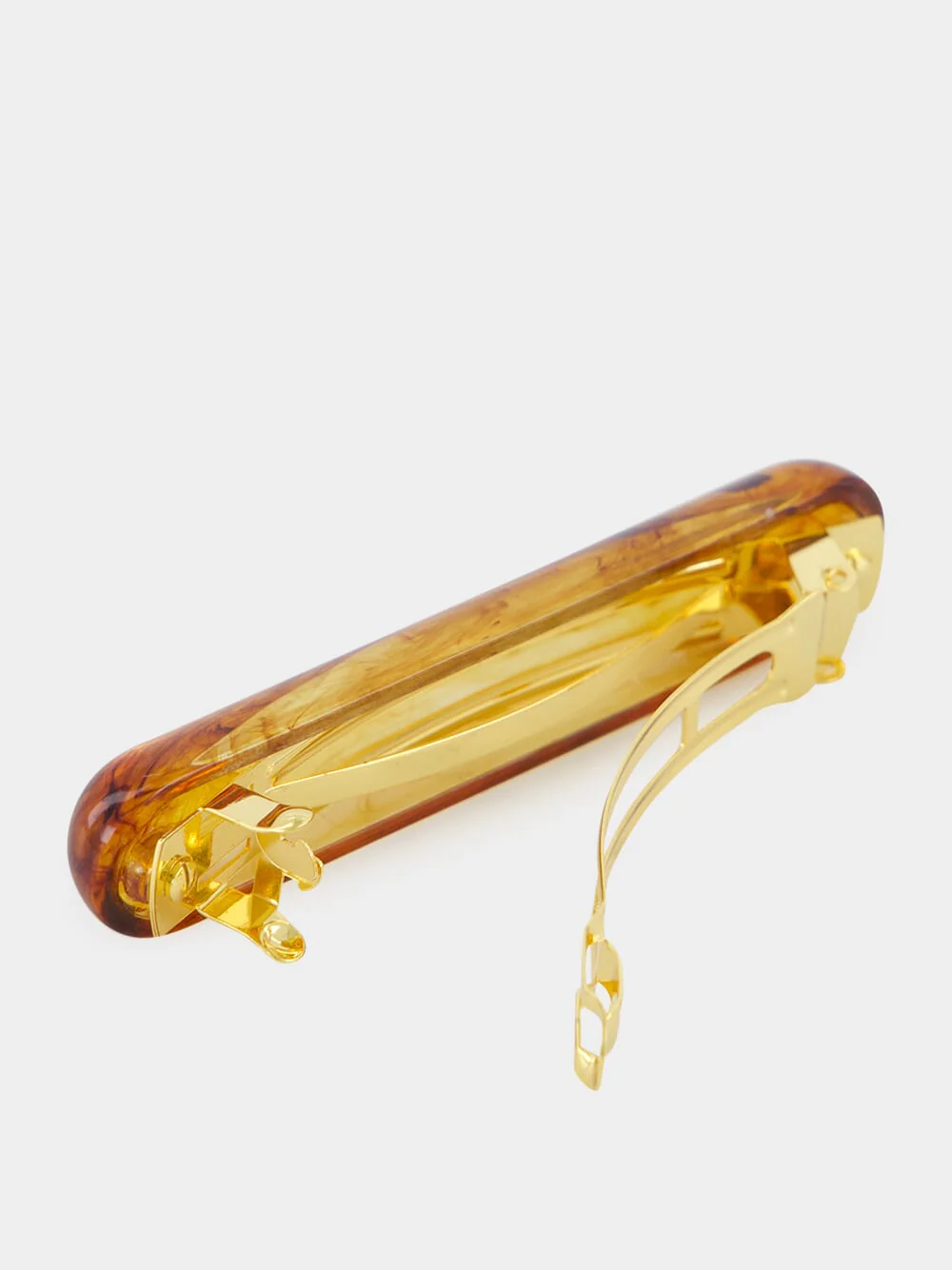 Amber Marble Bar Barrette - Image 4