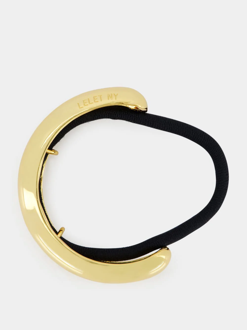 Gold Plated Petite Glossy Double Arch Pony - Image 3