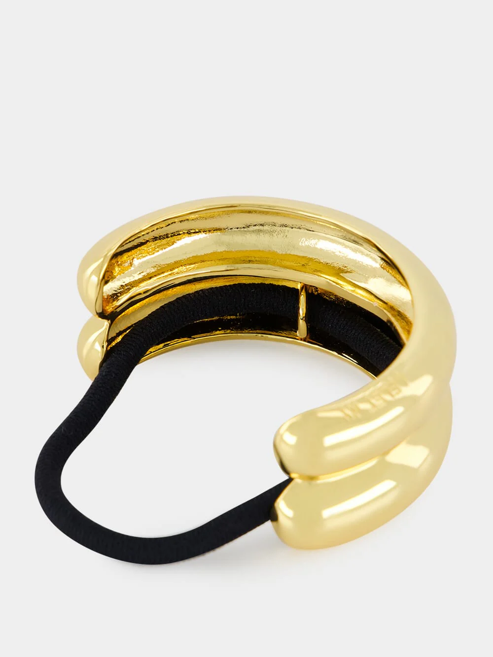 Gold Plated Petite Glossy Double Arch Pony - Image 4
