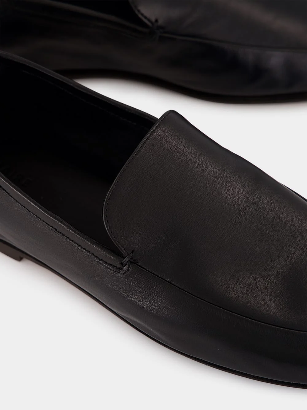 Black Leather Outdoor Slippers - Image 7