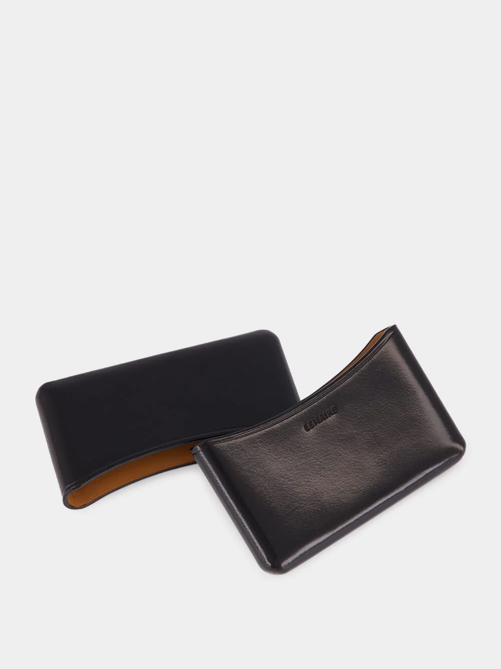Black Molded Leather Card Holder - Image 2