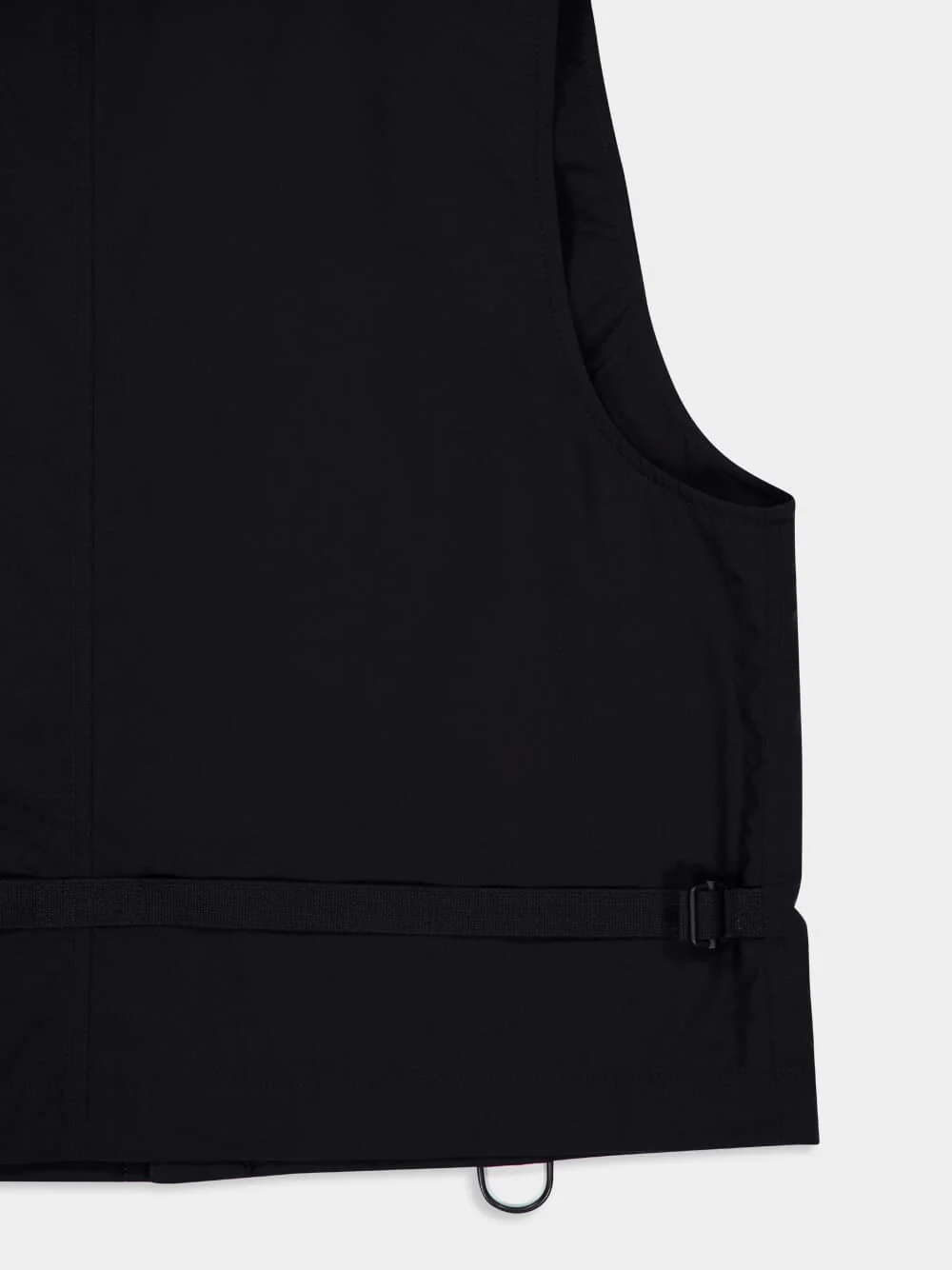 Black Technical Gilet in Ventile® Cotton - Image 12