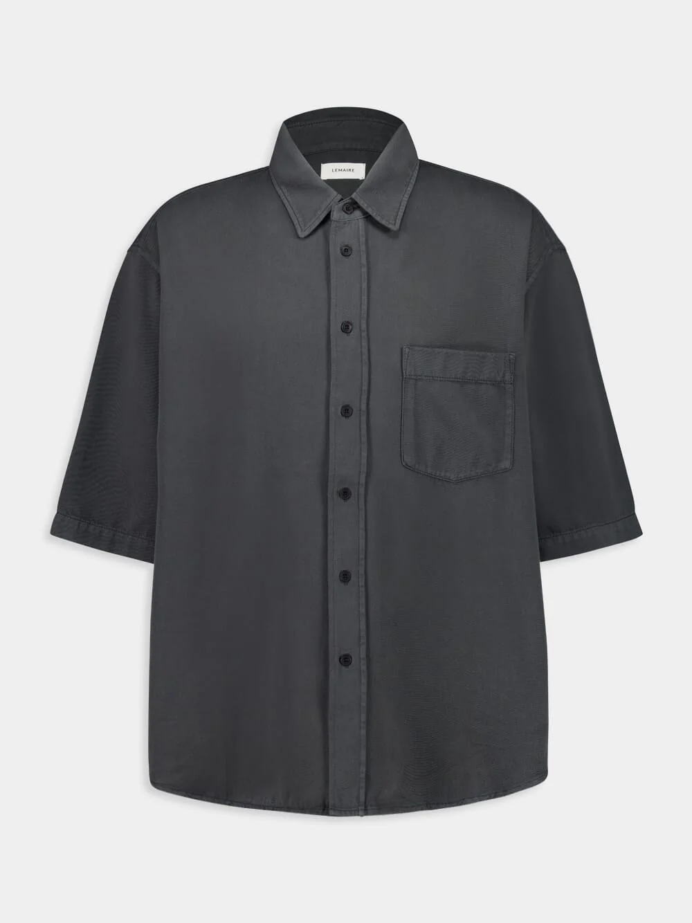 Carbon Blue Short Sleeve Denim Shirt - Image 2