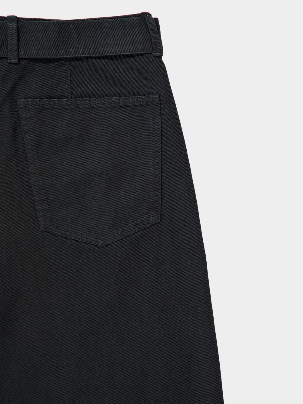 Carbon Blue Twisted Heavy Denim Shorts - Image 4