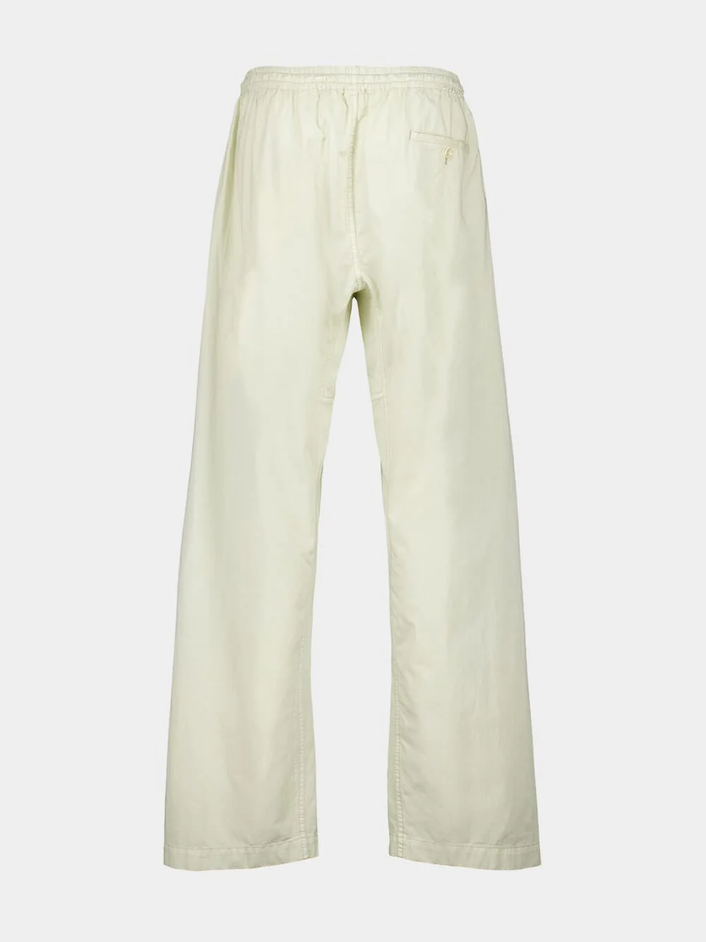 Cream Multi-Topstitch Taekwondo Pants - Image 6