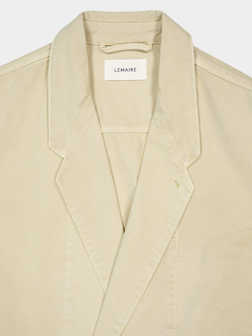 Cream Workwear Denim Blazer - Image 9