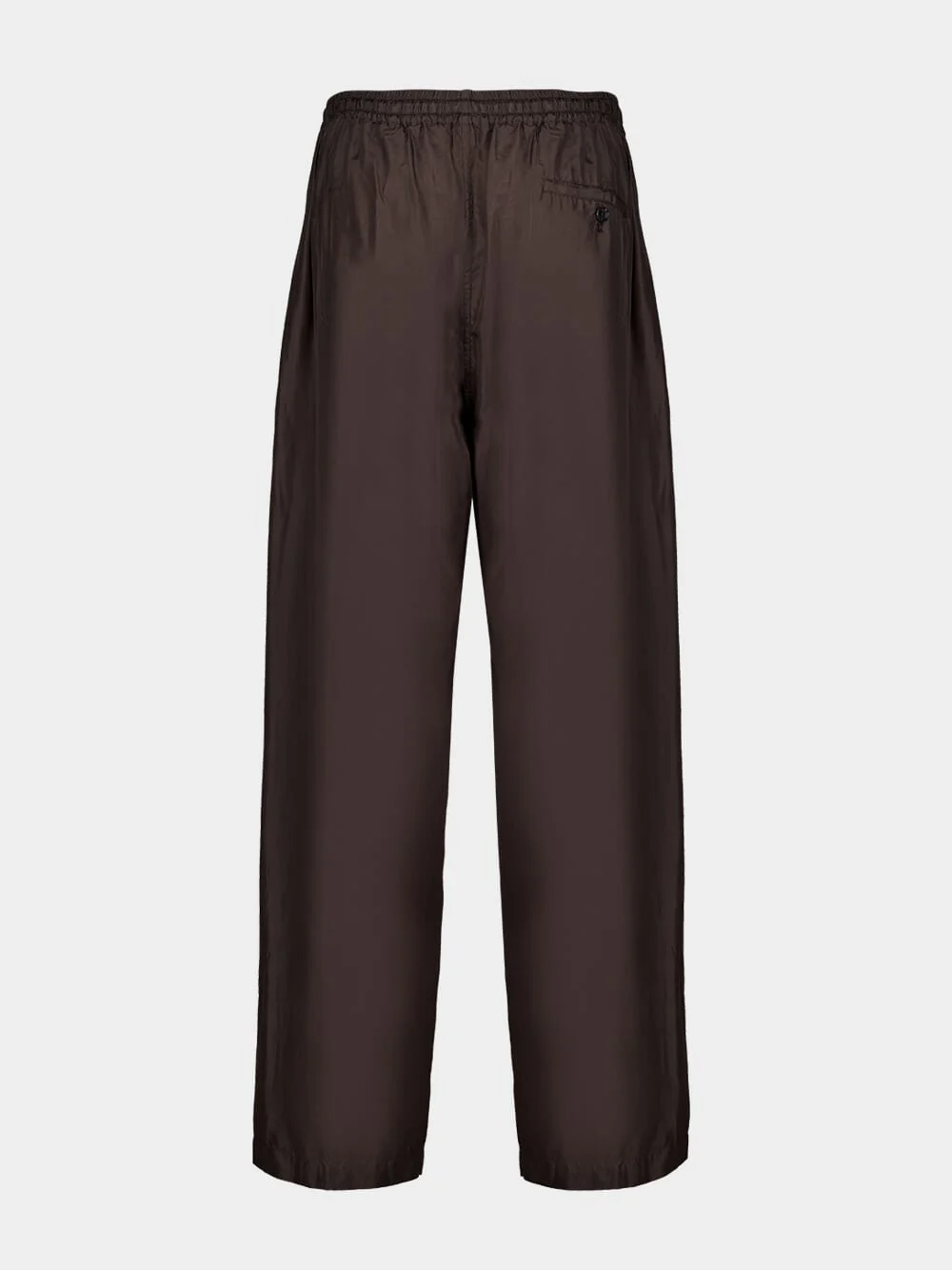 Espresso Silk Taekwondo Pants - Image 3