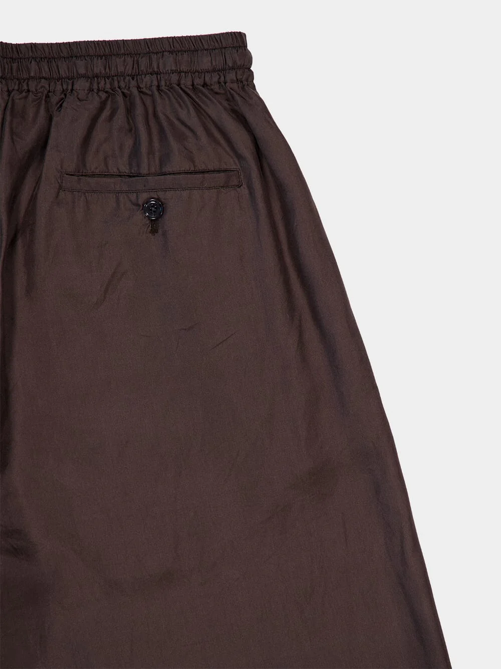 Espresso Silk Taekwondo Pants - Image 5