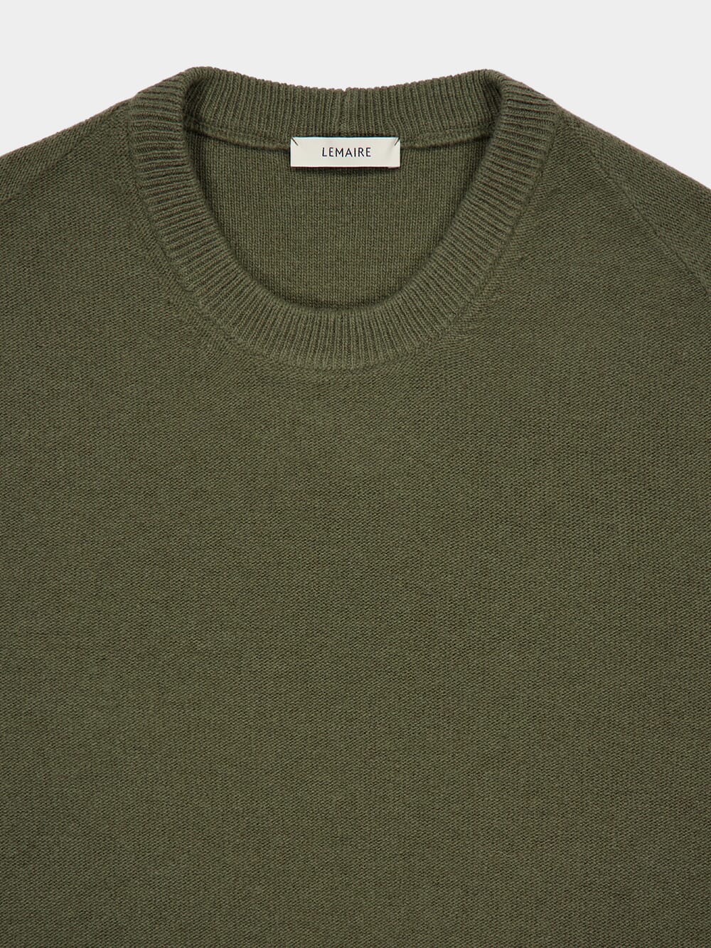 Green Wool Crew-Neck Jumper - Image 3