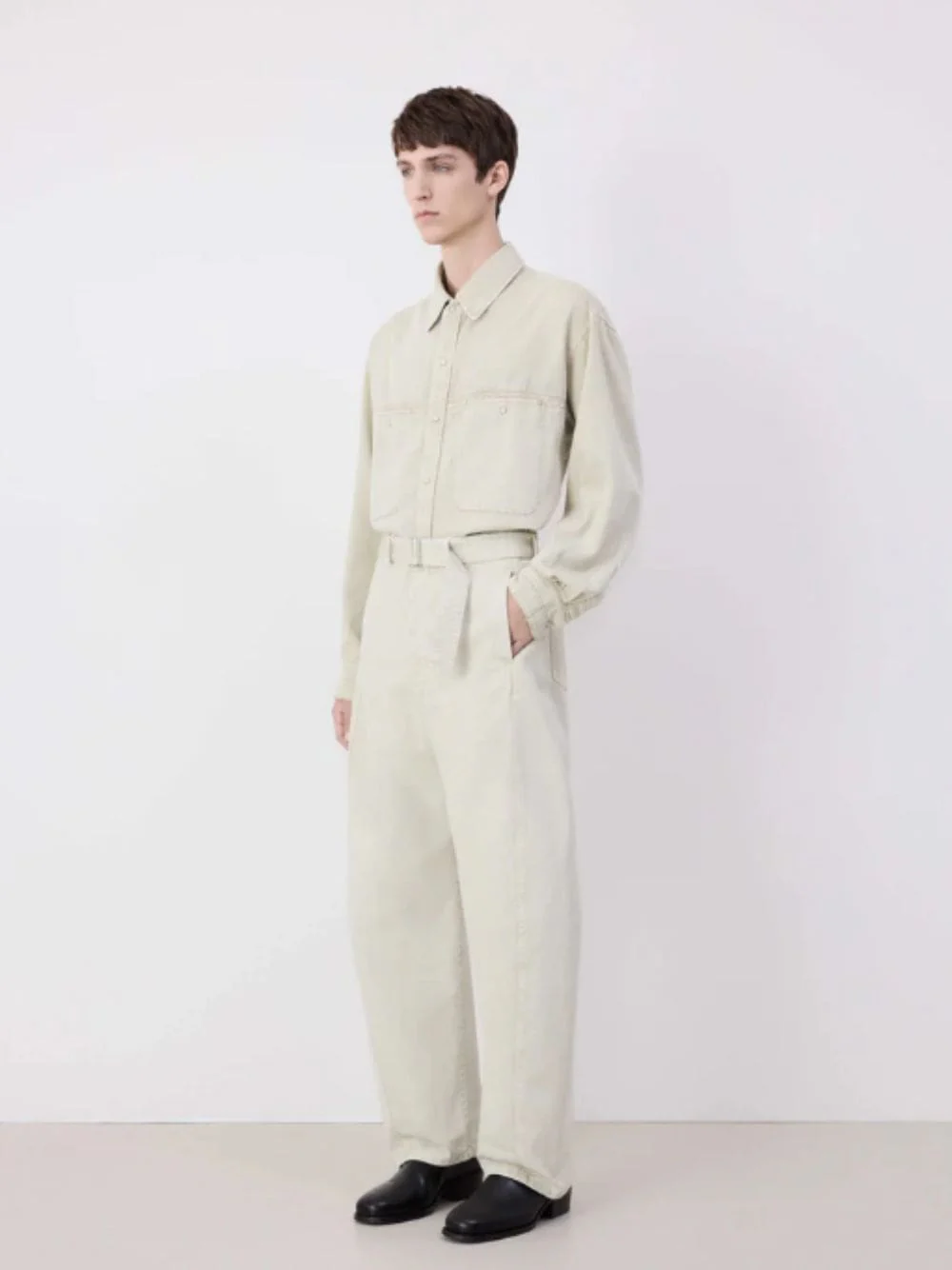 Oat Twisted Belted Pants - Image 2