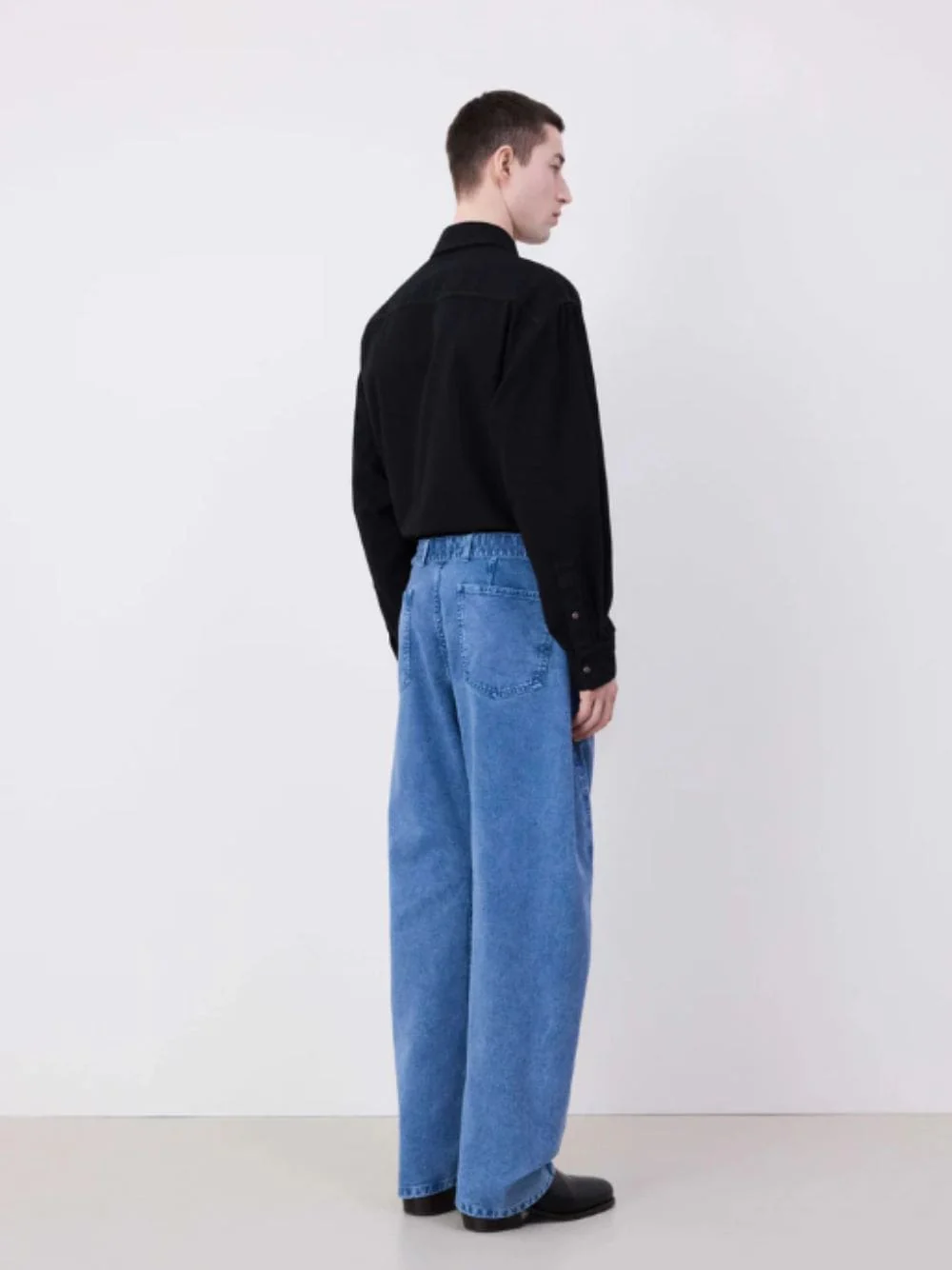 Twisted Belted Denim Pants - Image 4