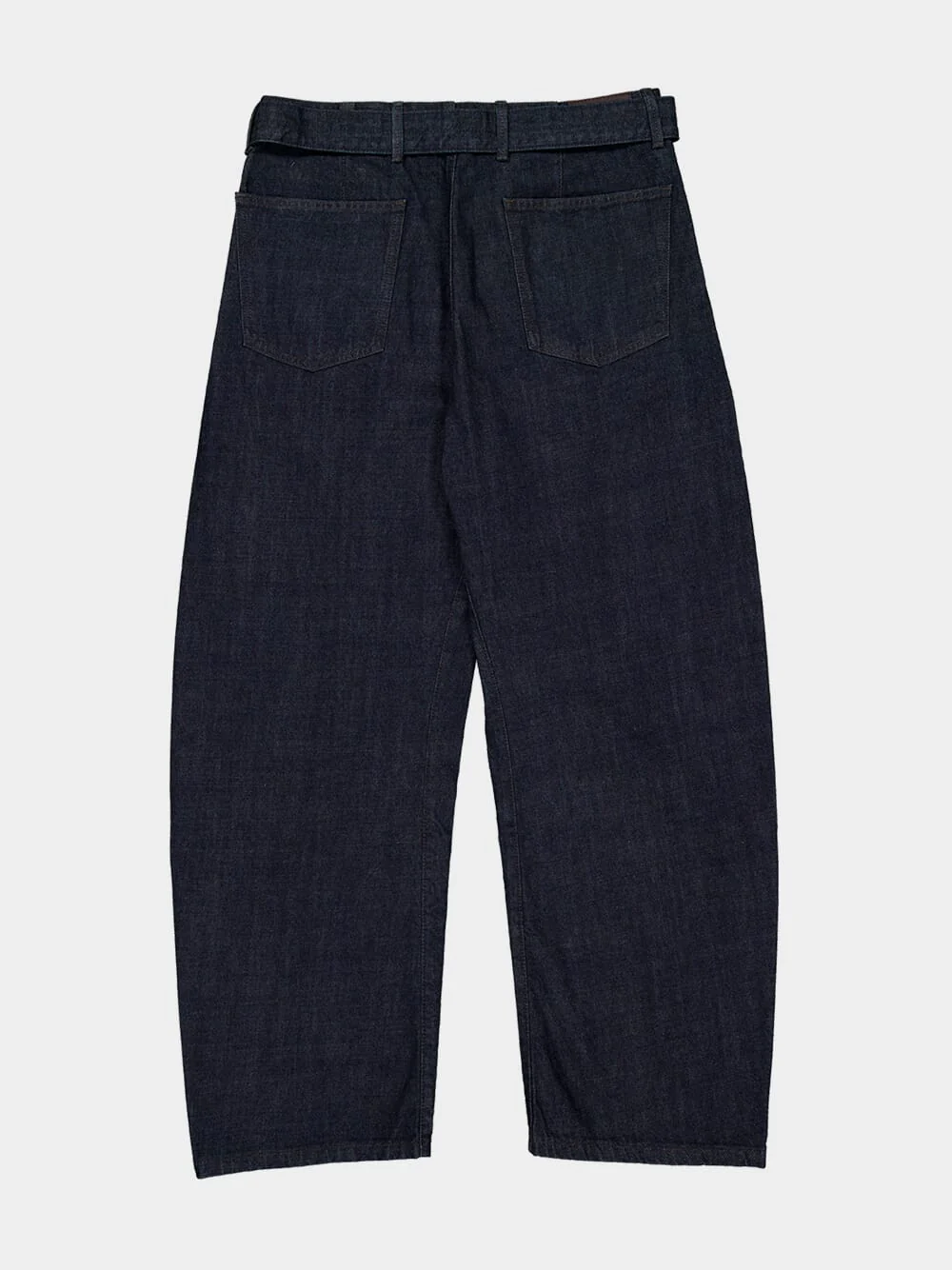 Denim Indigo Twisted Belted Trousers - Image 5