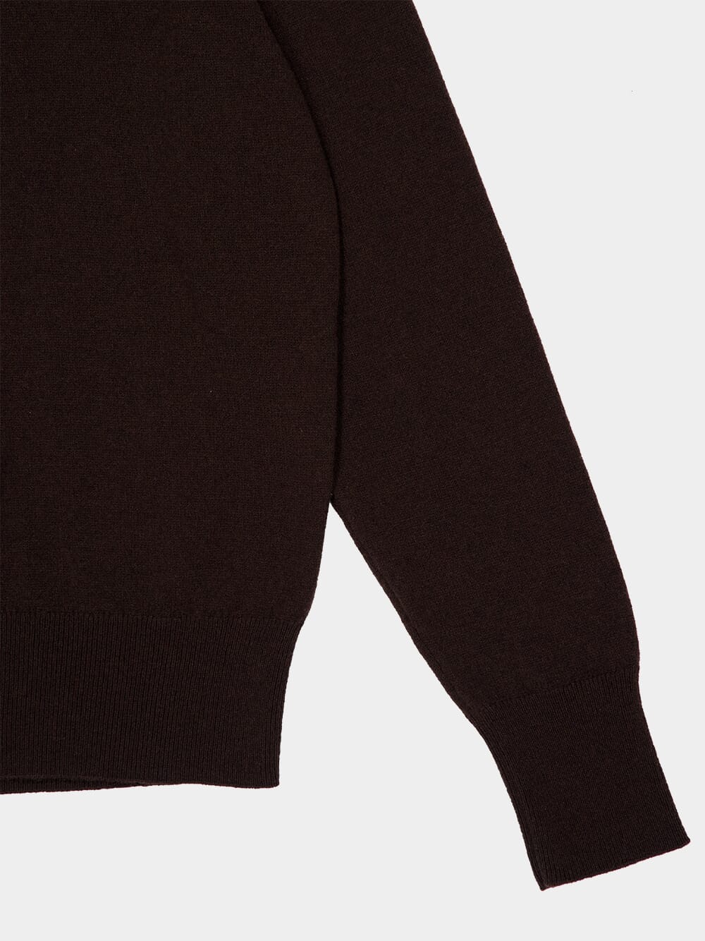 Ebony Wool and Cashmere Crewneck Sweater - Image 4