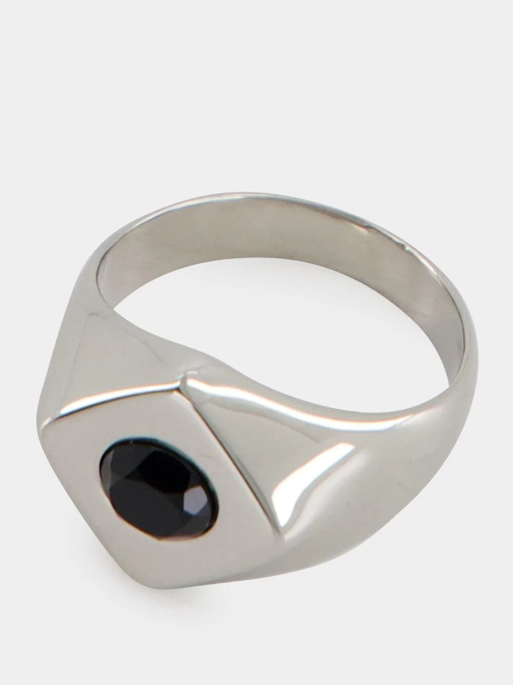 Large Troubadour Silver Ring - Image 3