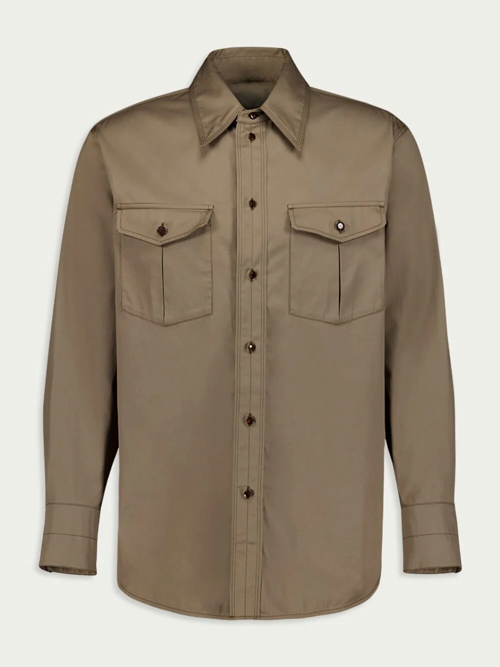 Long-Sleeve Cotton Shirt