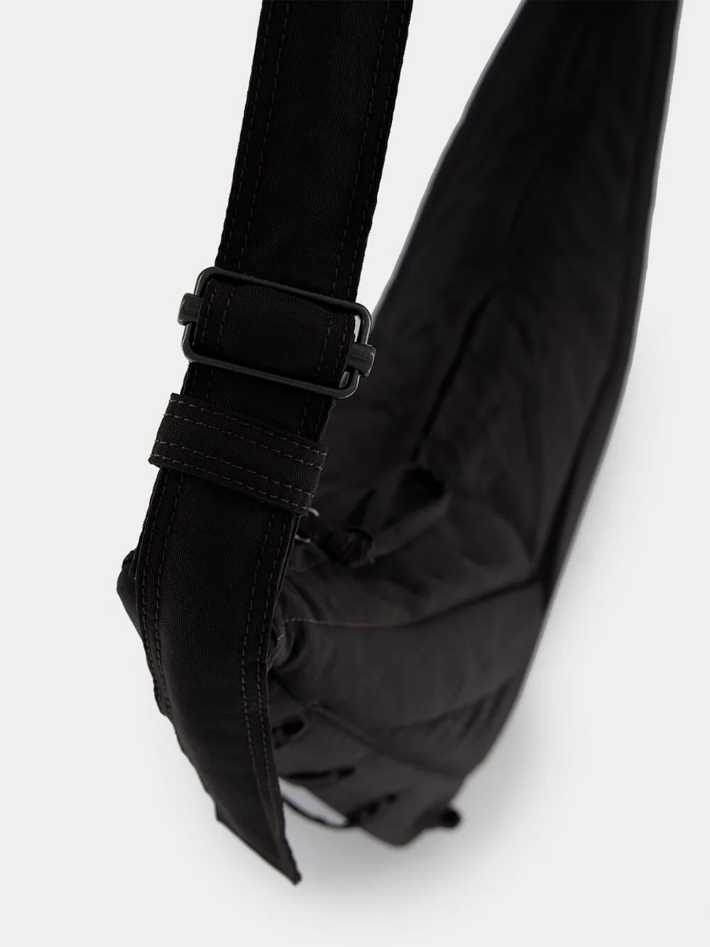 Medium Soft Game Bag in Dark Chocolate Nylon Canvas - Image 9