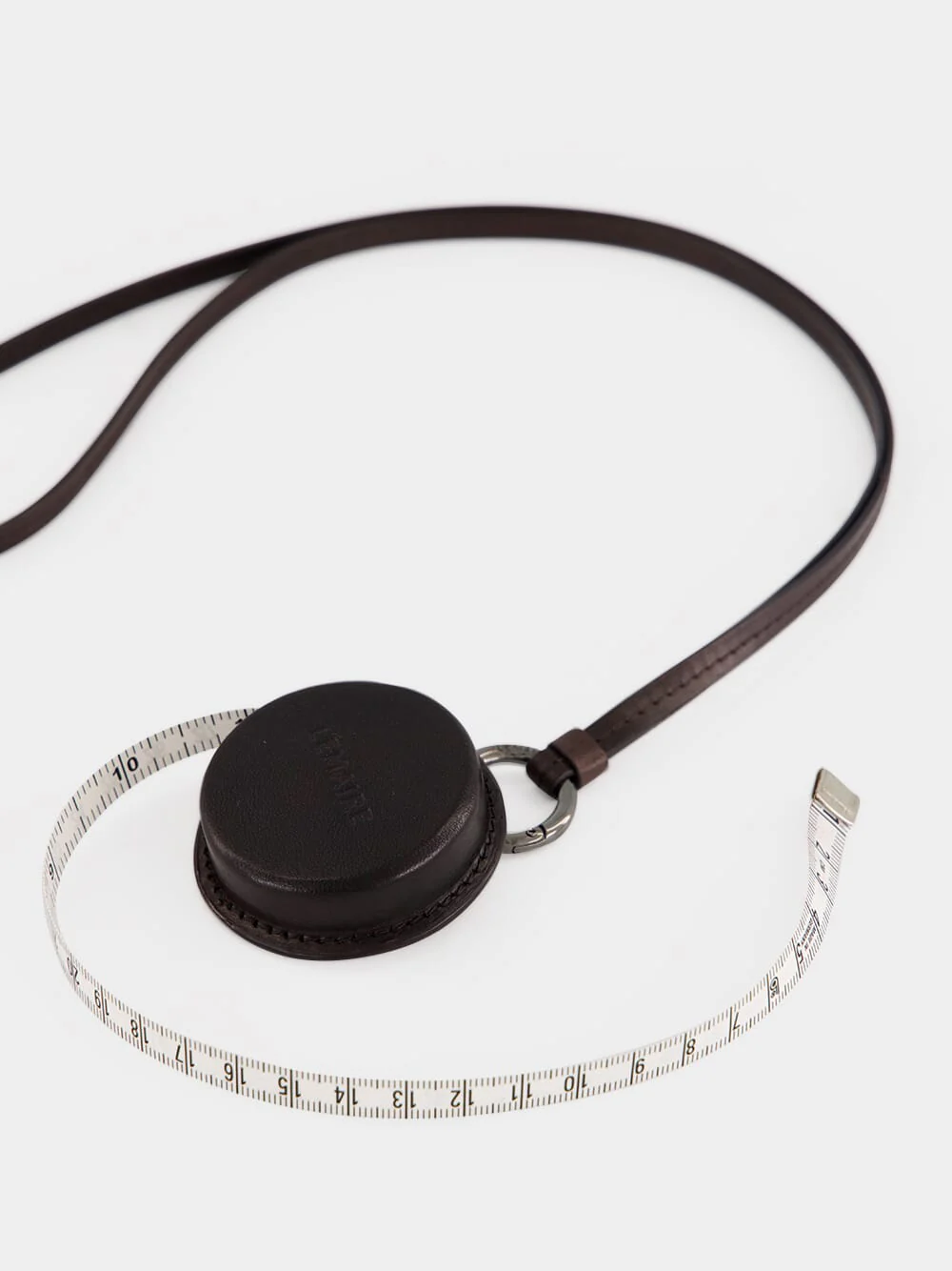 Ristretto Molded Leather Tape Necklace - Image 3