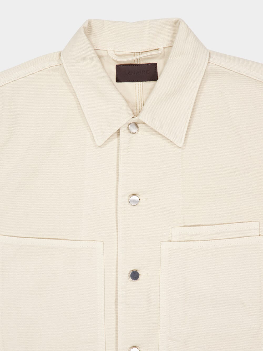 Snow Clay Workwear Denim Overshirt - Image 3