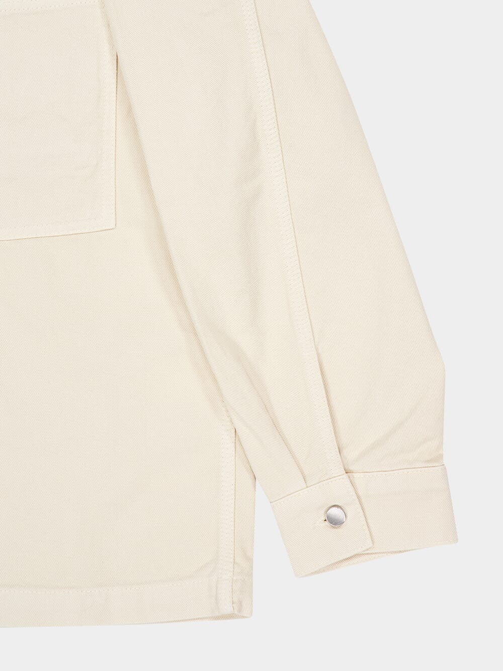 Snow Clay Workwear Denim Overshirt - Image 4