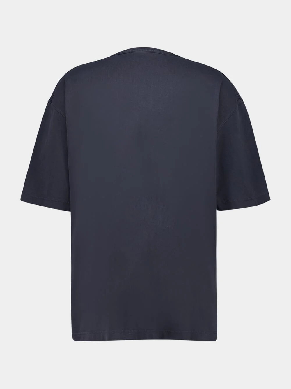 Stone Blue Oversized Cotton T-Shirt - Image 2