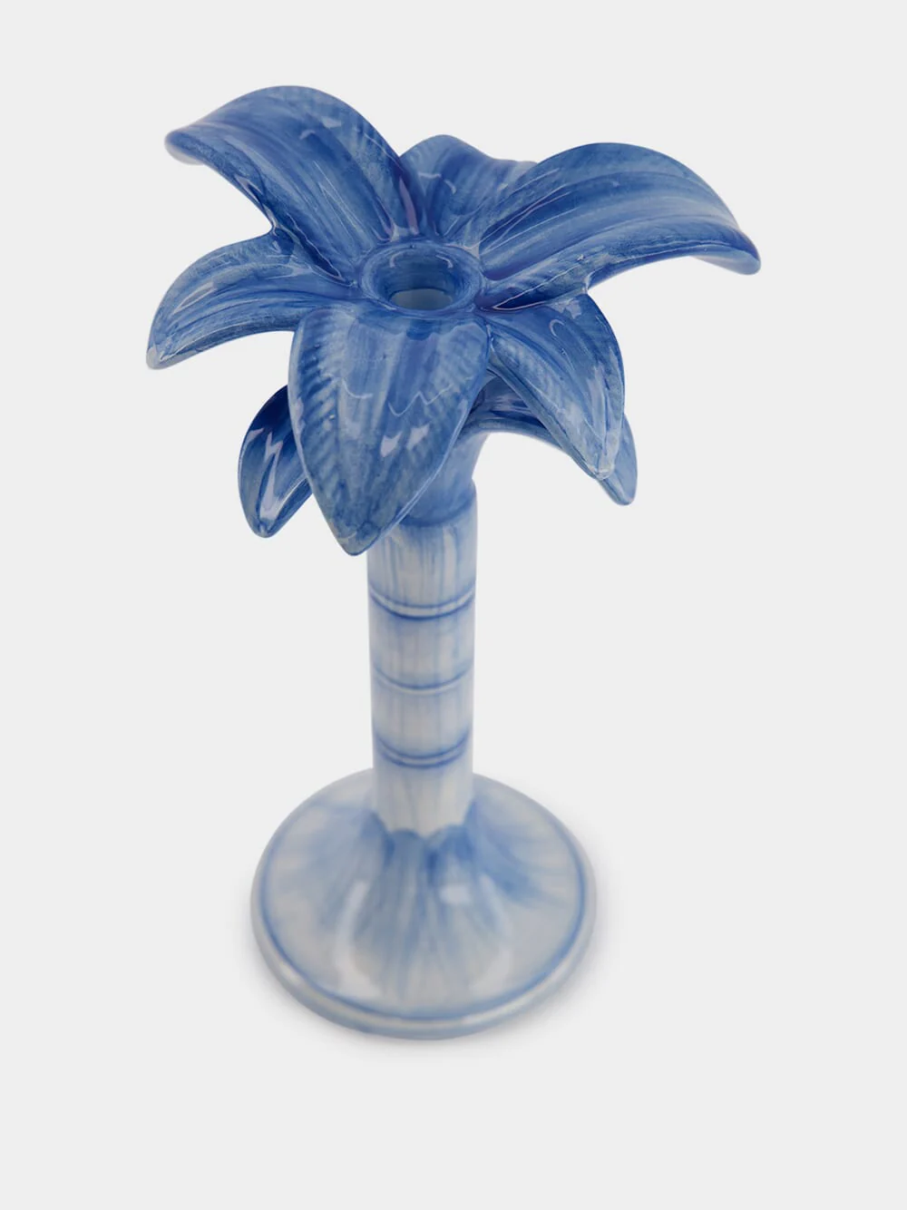 Art de la Table Medium Blue Candle Holder - Image 3