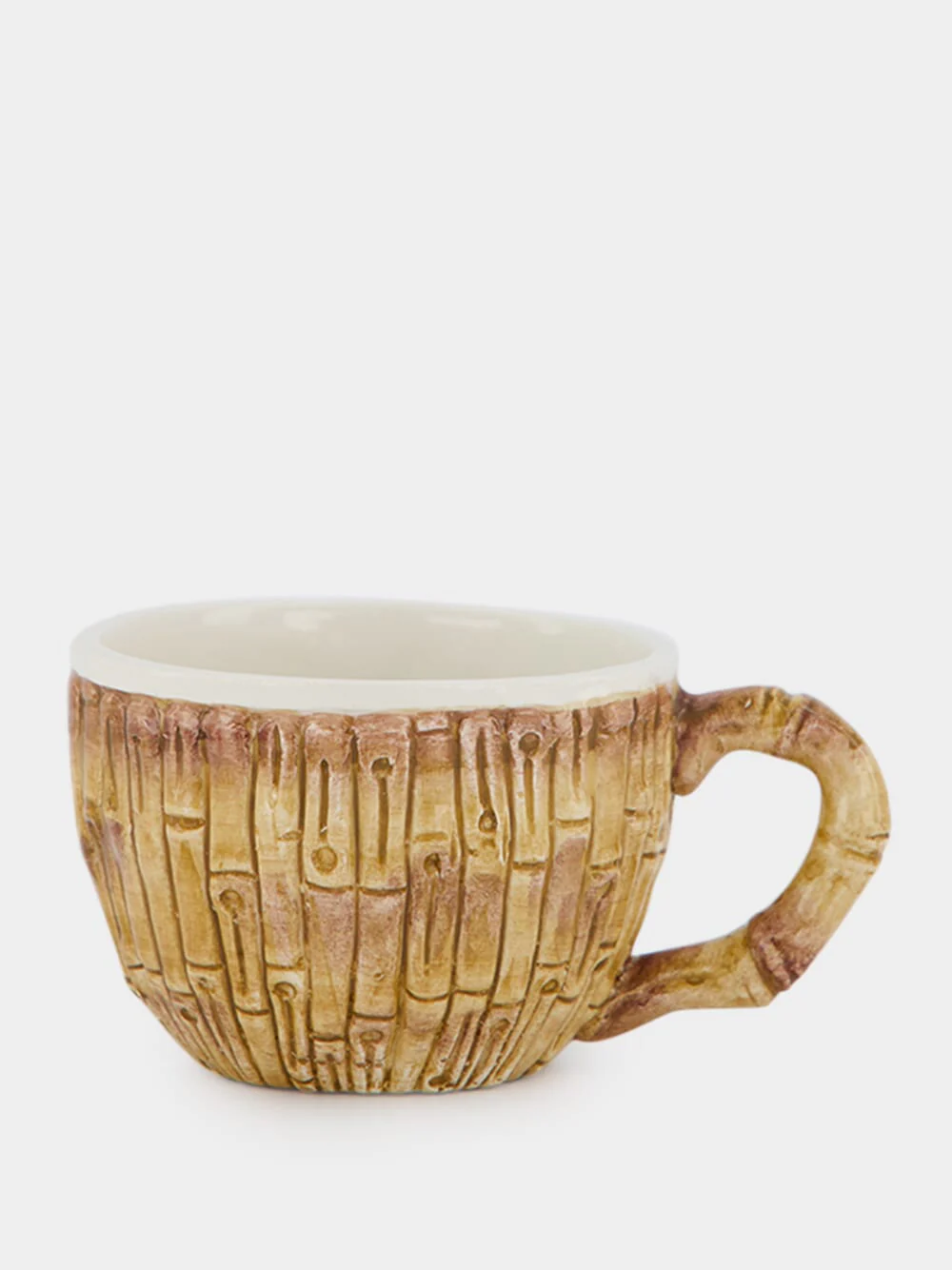 Bamboo Ceramic Coffee Cup - Image 3