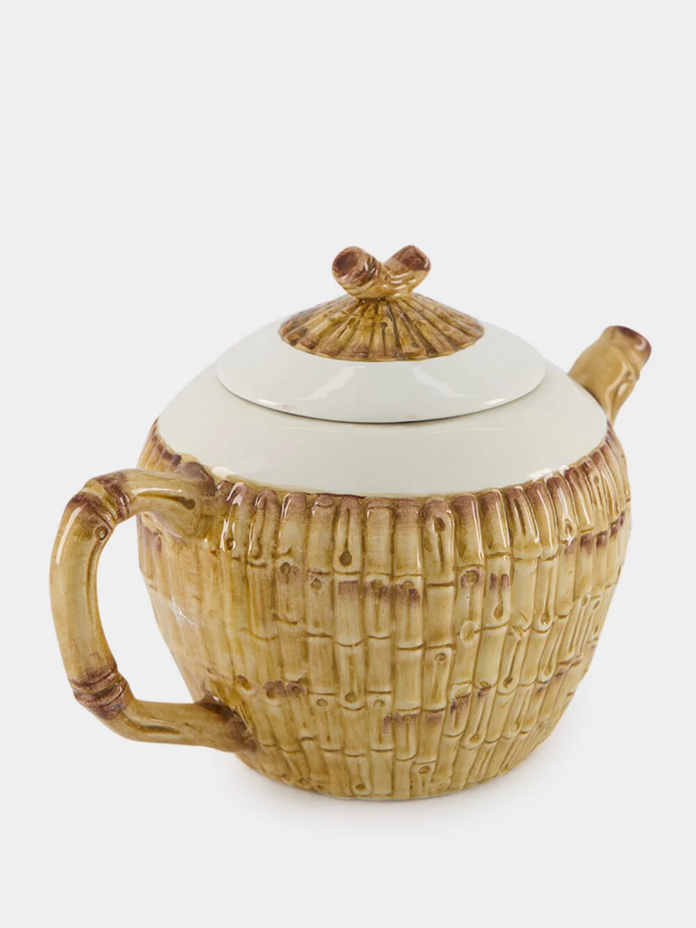 Bamboo Ceramic Tea Pot - Image 2